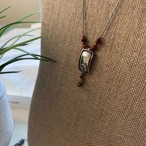 Retired Silpada sandstone necklace